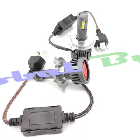 Global Byte High Power110W H4/H19 LED Bulb Set of 2 | Premium Series High Voltage | LED/PRE55-H4/H19